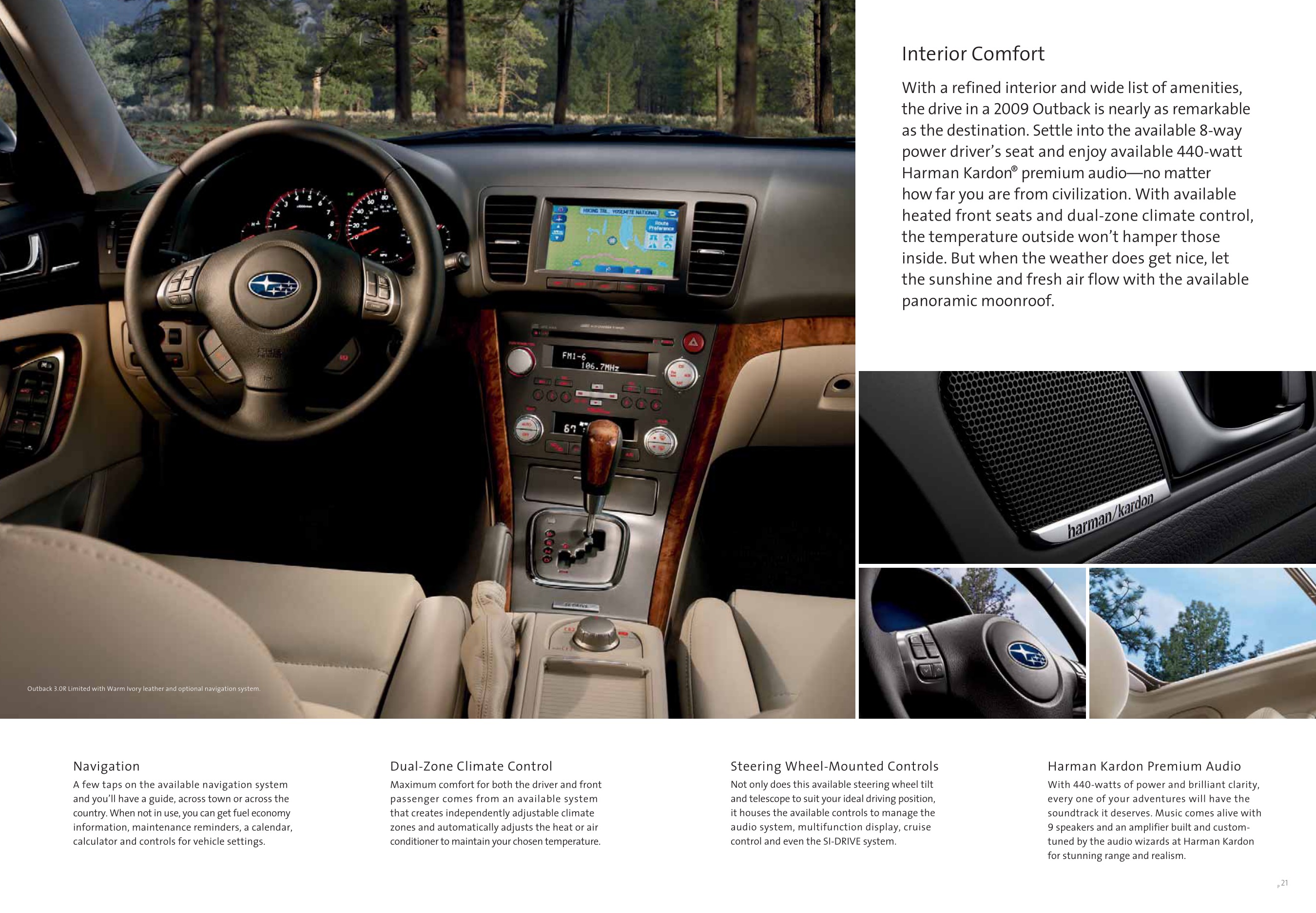 2009 Subaru Outback Brochure Page 5